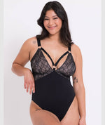 Curvy Kate Non-Stop Stretch Body - Black/Pink Bodysuits & Basques 