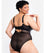 Curvy Kate Rebelle Plunge Bodysuit - Black Bodysuits & Basques 