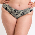 Curvy Kate Ripple Reef Classic Brief - Black Print