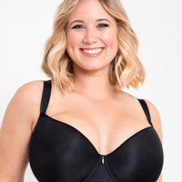 Curvy Kate Smoothie Spacer T-Shirt Plunge Bra - Black