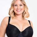 Curvy Kate Smoothie Spacer T-Shirt Plunge Bra - Black