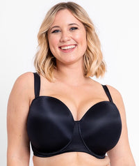 Curvy Kate Smoothie Strapless Moulded Bra - Black Bras 