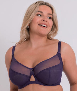 Curvy Kate Victory Balcony Bra - Deep Purple Bras 