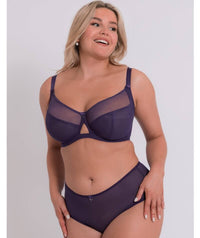 Curvy Kate Victory Balcony Bra - Deep Purple Bras 