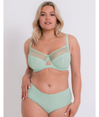 Curvy Kate Victory Polka Balcony Bra - Mint Bra 