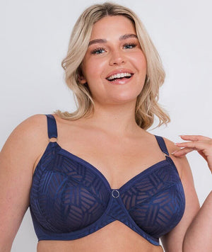 Curvy Kate Wonderfull Vibe Full Cup Bra - Navy Blue Bras 