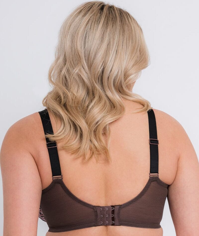 Curvy Kate Wonderfully Full Cup Bra - Cocoa Print Brown Bras 