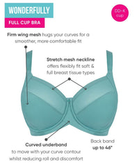 Curvy Kate Wonderfully Full Cup Bra - Mineral Blue Bras 