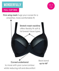 Curvy Kate Wonderfully Full Cup Bra - Black Bras 