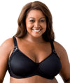 Elila Molded and Lace Underwire Bra - Black Bra 