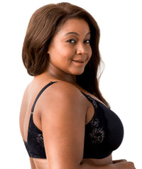 Elila Molded and Lace Underwire Bra - Black Bra 