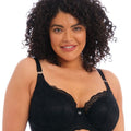 Elomi Brianna Underwire Padded Half Cup Bra - Black