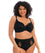 Elomi Brianna Underwire Padded Half Cup Bra - Black Bras 