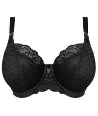 Elomi Brianna Underwire Padded Half Cup Bra - Black Bras 