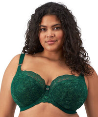 Elomi Brianna Underwire Padded Half Cup Bra - Rainforest