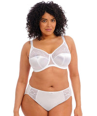 Elomi Cate Underwired Full Cup Banded Bra - White Bras 