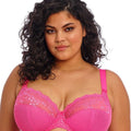 Elomi Charley Underwire Stretch Plunge Bra - Pink