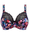 Elomi Lucie Underwire Stretch Plunge Bra - Cherry Blossom Bras 