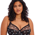 Elomi Matilda Underwired Plunge Bra - Black Dot