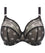 Elomi Matilda Underwired Plunge Bra - Black Dot Bras 