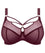 Elomi Sachi Underwired Plunge Bra - Cabernet Bras 