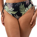 Elomi Swim Tropical Retreat Adjustable Bikini Brief - Black