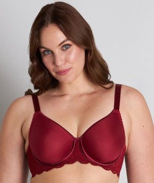 Fayreform Lace Perfect Contour Spacer Bra - Biking Red Bras 