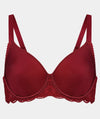 Fayreform Lace Perfect Contour Spacer Bra - Biking Red Bras 