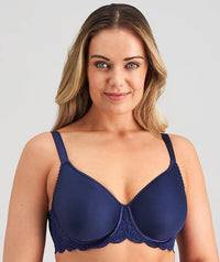 Fayreform Lace Perfect Contour Spacer Bra - Medieval Blue Bras 