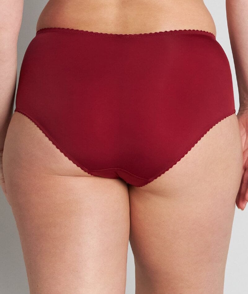 Fayreform Lace Perfect Midi Brief - Biking Red Knickers 