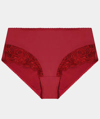 Fayreform Lace Perfect Midi Brief - Biking Red Knickers 