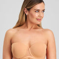 Fayreform Magic Makeover Strapless Bra - Cork/Scallop Shell