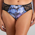 Fayreform Wild Violet Full Brief - Blue Hydrangea Print