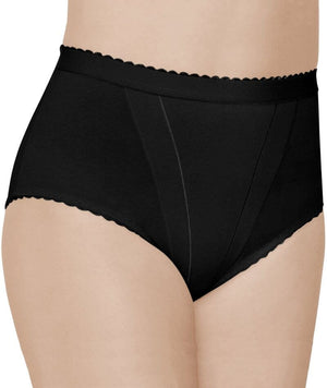 Form Flex® Single Medium Control Cotton Shaping Panty - Black Shapewear 