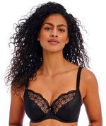 Freya Hallie Underwire Plunge Bra - Black Bras 