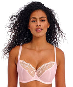 Freya Hallie Underwire Plunge Bra - Pink Champagne Bras 