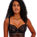 Freya Sydnie Underwire Longline Bra - Black