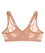 Glamorise Lacey T-Back Front-Closure WonderWire Bra - Cappuccino Bras 