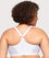 Glamorise Front-Closure T-Back WonderWire Bra - White Bras 