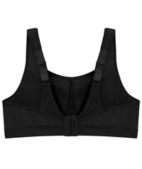 Glamorise High Impact Underwire Sports Bra - Black Bras 