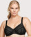 Glamorise Lace Comfort WonderWire Bra - Black Bras 