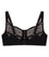 Glamorise Lace Comfort WonderWire Bra - Black Bras 