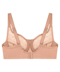 Glamorise Lace Comfort WonderWire Bra - Cappuccino Bras 