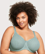 Glamorise Lace Comfort WonderWire Bra - Jade Bras 