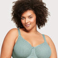 Glamorise Lace Comfort WonderWire Bra - Jade