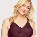 Glamorise Magiclift Active Support Wire-Free Bra - Wine