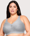 Glamorise Magiclift Active Support Wire-Free Bra - Gray Heather Bras 