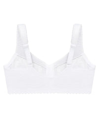 Glamorise Magiclift Front-Closure Support Wire-Free Bra - White Bras 