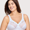 Glamorise Magiclift Minimizer Wire-Free Bra - White