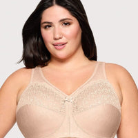 Glamorise Magiclift Moisture Control Wire-Free Bra - Cafe